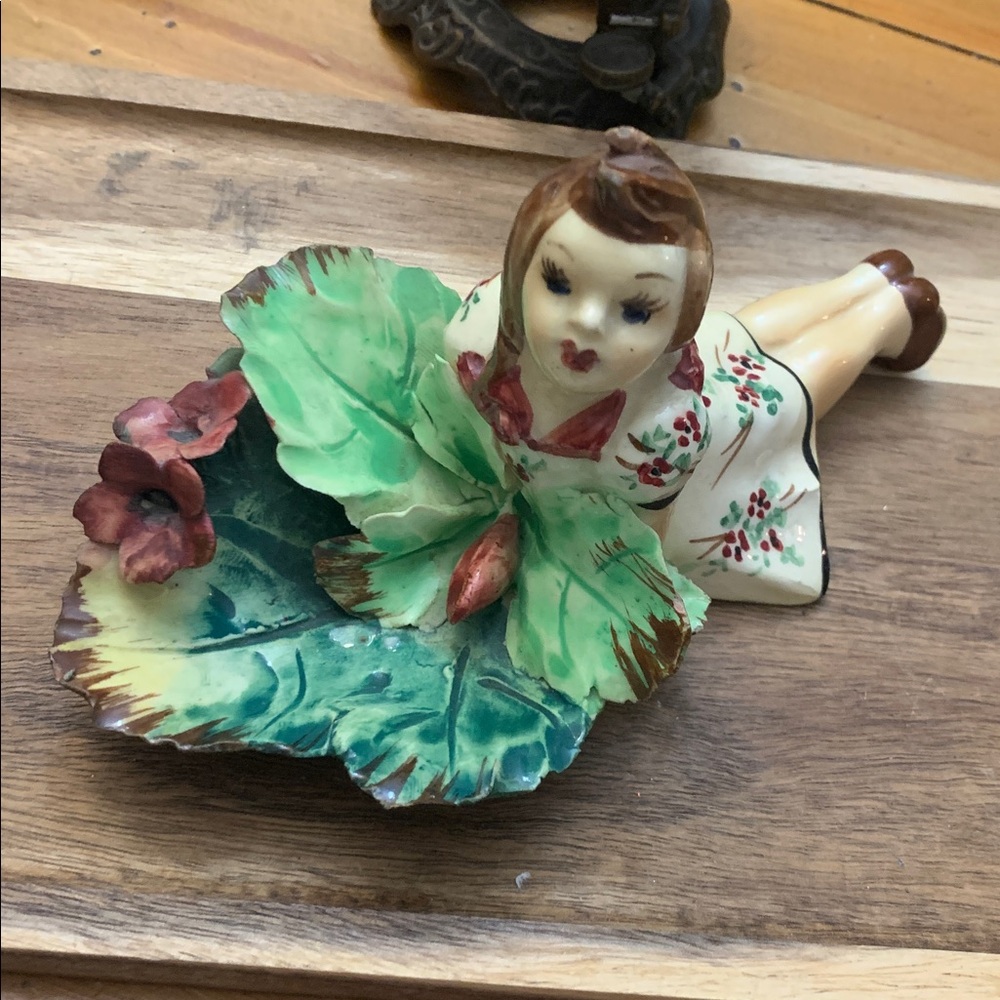 Italian Girl Trinket Dish